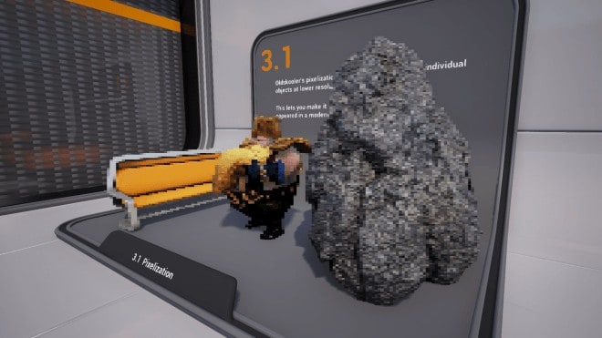 Oldskooler – 体素化＆像素化！顶点光照！让模型变成复古风表现的 UE4 资产！
