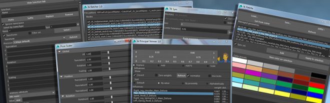 Toonkit module lite 1.55 – 让Softimage用户感动落泪的侧边栏再现「SIBar」值得关注！面向Maya动画师的工具包！