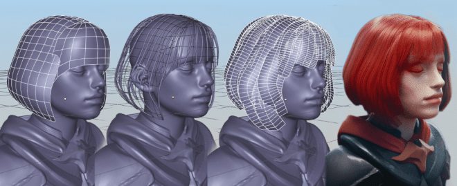 Hair Tool for Blender – 非常适合制作实时向的头发模型？！Blender用工具！
