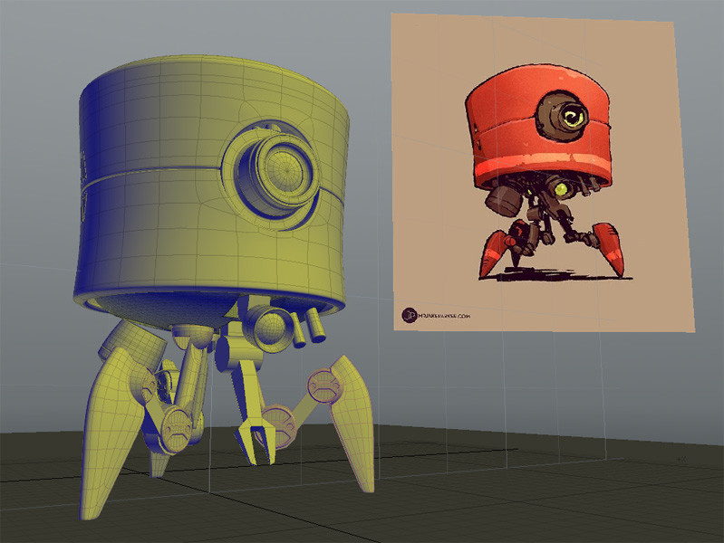 Lil Red Bot – 关注可爱的动作！AnimRig发售的带绑定机器人模型！