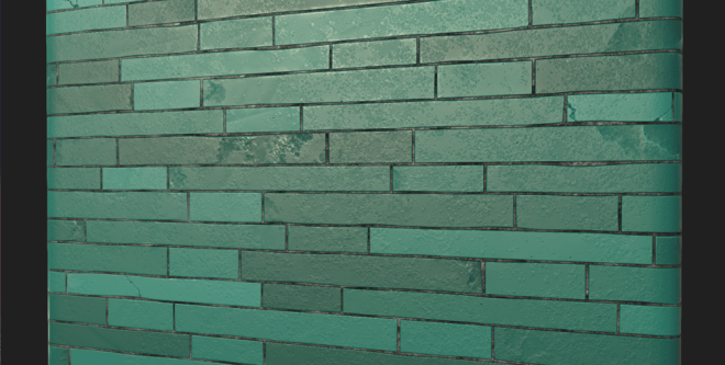 Substance Fully Procedural Bricks Material – 可生成程序化块状墙壁！sbsar文件免费公开！