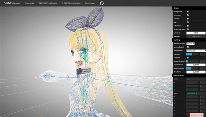 VRM Viewer – 可在浏览器上检查 Dwango 的面向 3D 头像的通用格式“VRM”文件的 Web 应用！