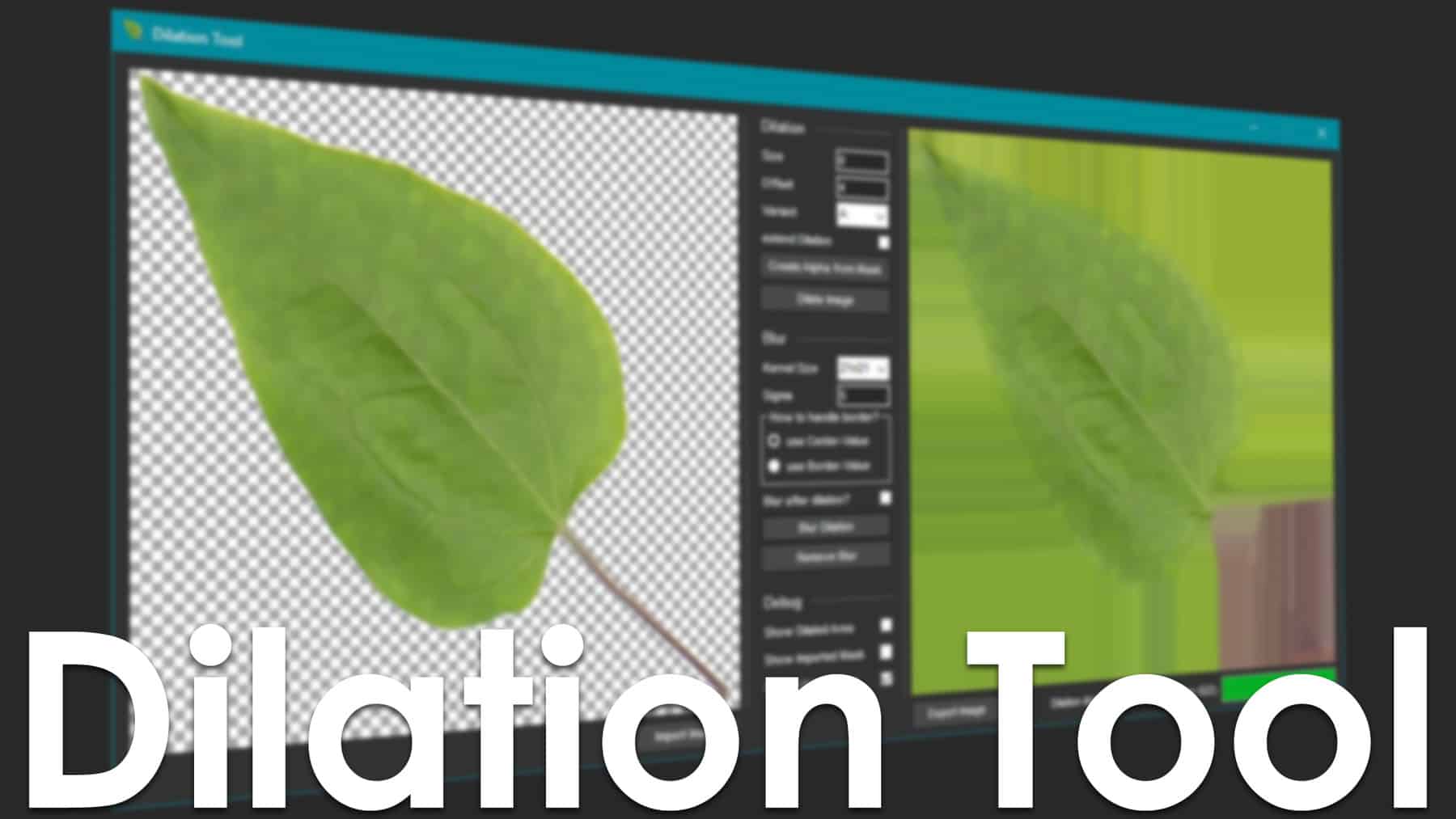 Dilation Tool – 为纹理空白区域进行填充的工具！