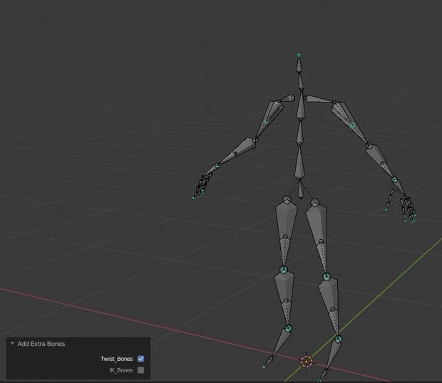 GameReadySkelton – 可通过一键调用对应UE4和Unity（VRChat）的骨骼模板的Blender 2.8插件