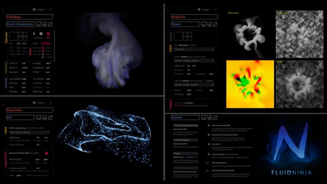 FluidNinja VFX Tools – 可在 UE4 编辑器上运行的 VFX 素材生成工具！