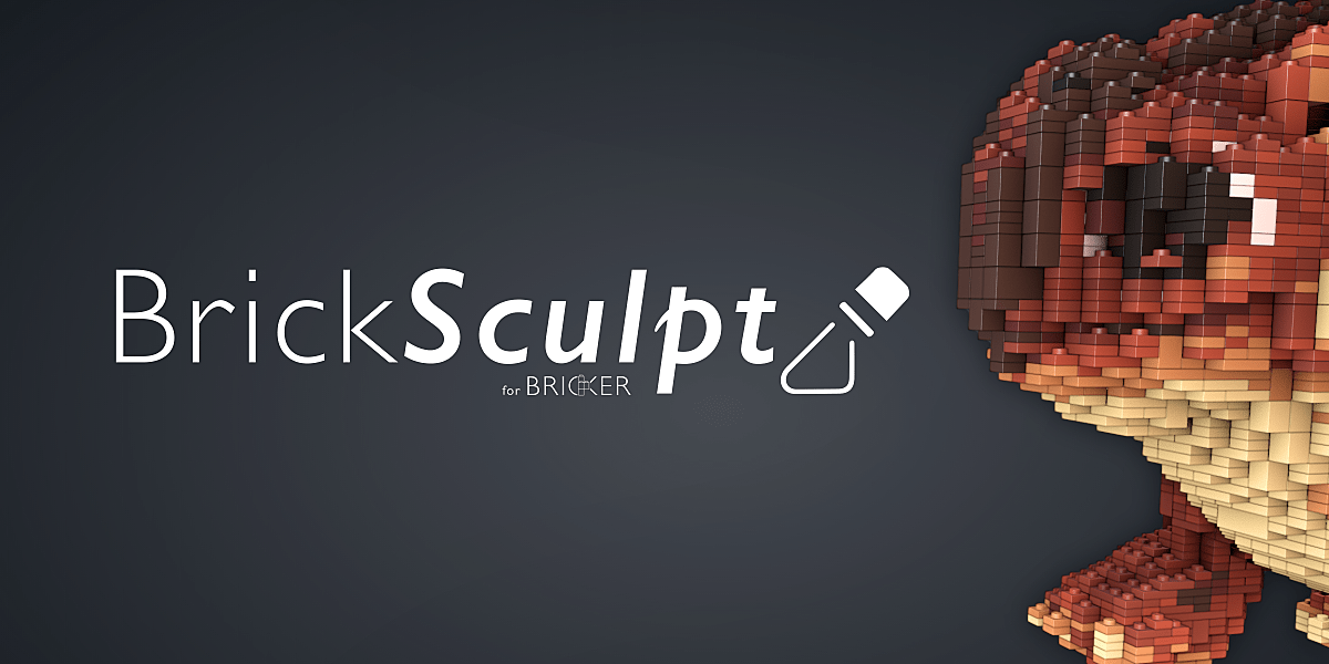 Bricksculpt 1.0 – 可在乐高积木状态下进行3D雕刻的 Blender 2.8 插件！