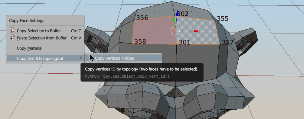 Transfer the vertex order v2.2 – 用于将顶点顺序转移到同拓扑网格的 Blender 插件！免费！