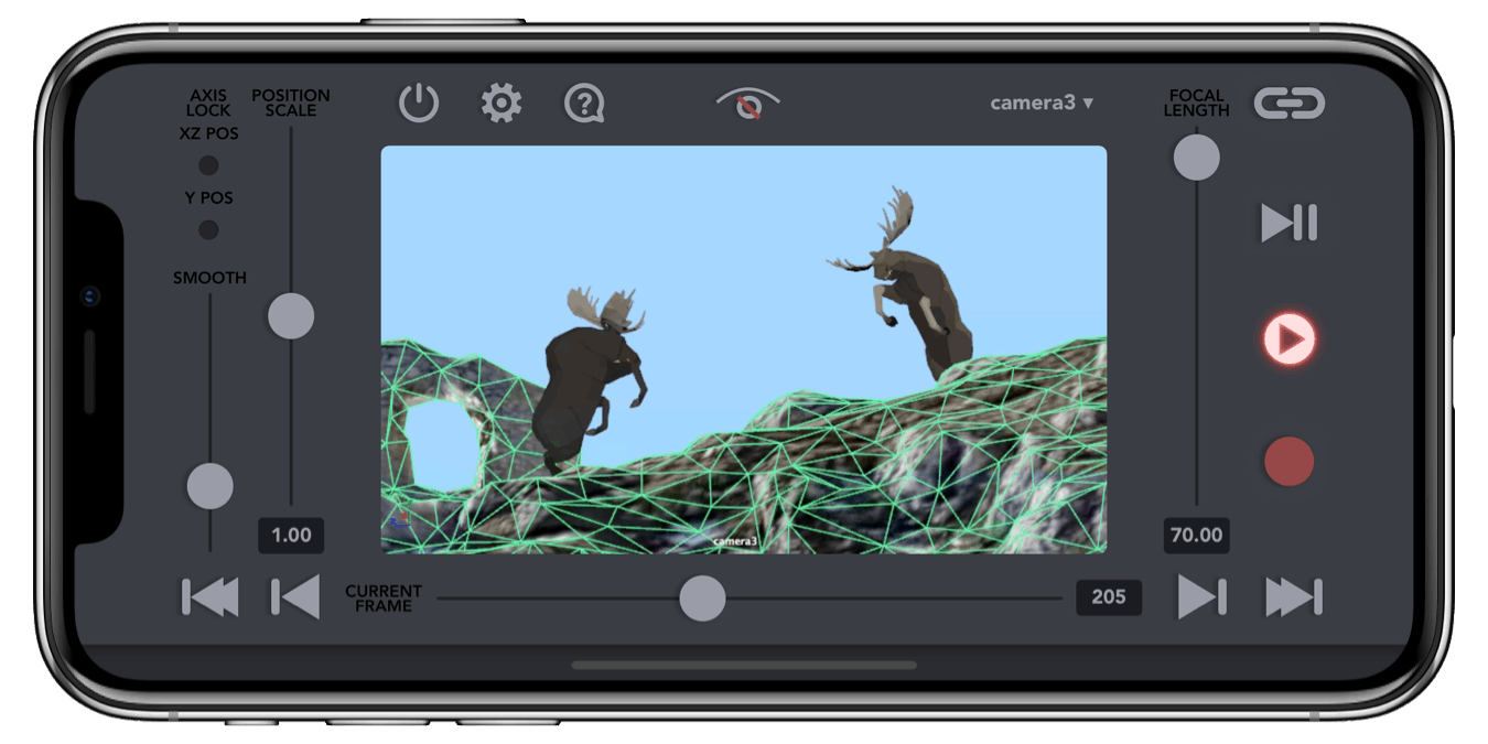 VirtuCamera – 将 iOS 设备作为 Maya 的虚拟摄像机使用的应用！Blender 插件也在开发中！