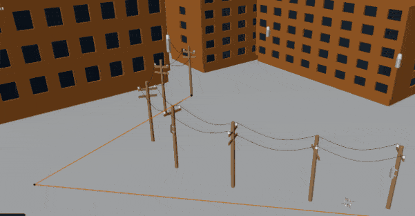 Blenderesse Electric Line Generator v0.8 – 活用 Blender 3.0 Alpha 和 GeometryNodes 的电线杆＆电线生成 blend 文件！还有免费版！