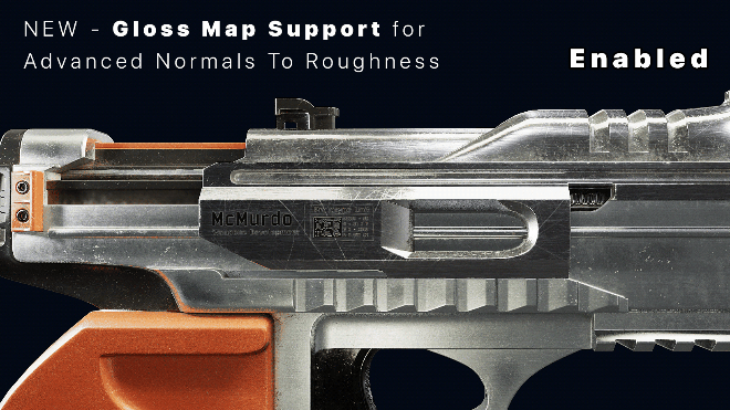 Advanced Normals to Roughness – 基于法线和高度贴图生成细微粗糙度贴图的 Substance 材质！