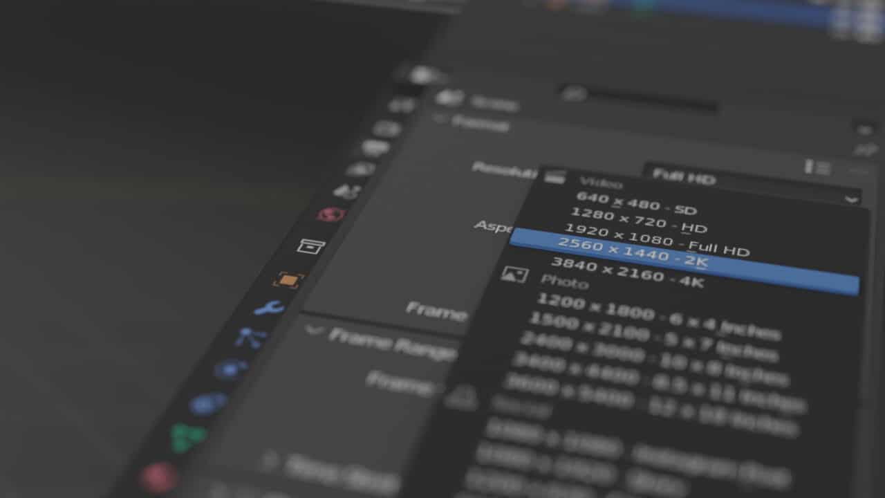 Camera Size Presets for Blender v1.0 – 可从预设中轻松选择并切换常用经典宽高比的免费 Blender 插件！
