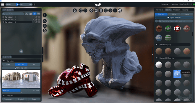 Light Tracer Render 2.3 – 物理基础的GPU渲染软件！支持SketchUp！搭载支持顶点颜色模型、在线PBR材质和工作室灯光库的新版本！还有可免费且商用的浏览器版！