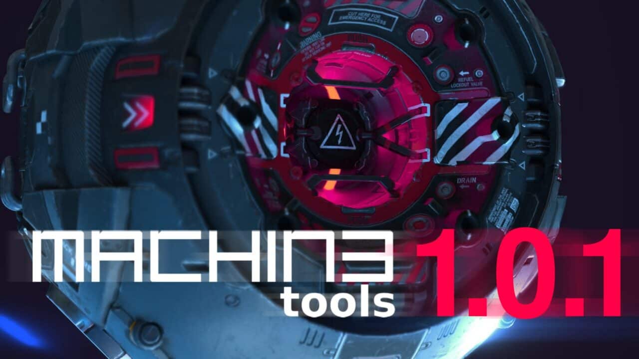 MACHIN3tools 1.0 – 搭载各种便利工具和Pie菜单的 Blender 作业效率提升插件！经过 6 年开发正式版登场！有免费版和付费版（DeusEx）！