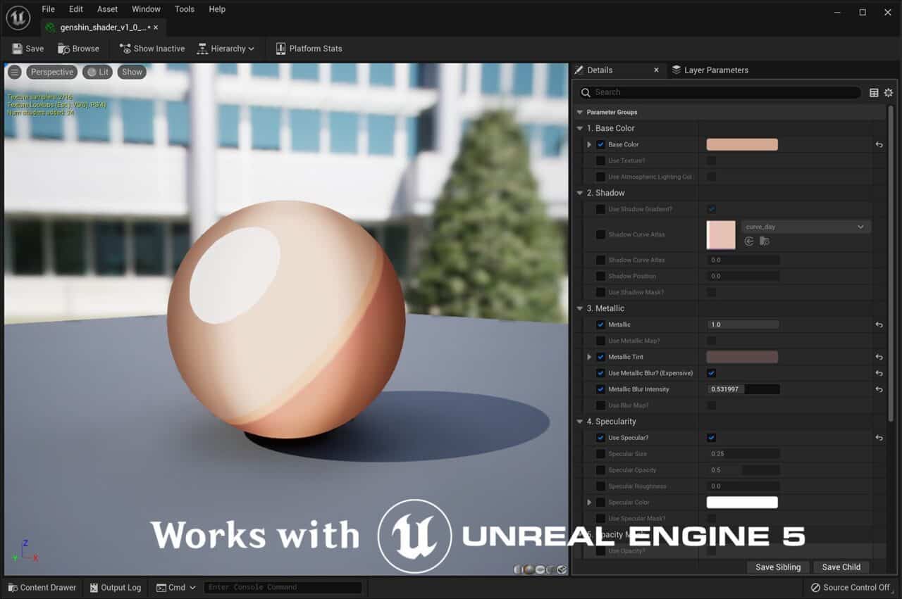 Genshin Impact Character Shader for Unreal Engine – 『原神』に影響を受けて制作されたトゥーンシェーダーパックのUE版が登場！