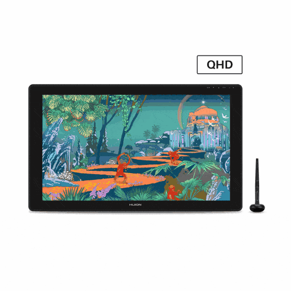 Huion Kamvas 24 ＆ Mini Keydial KD100 评测 – 试用 2.5K QHD 分辨率的大型液晶数位屏和单手设备！