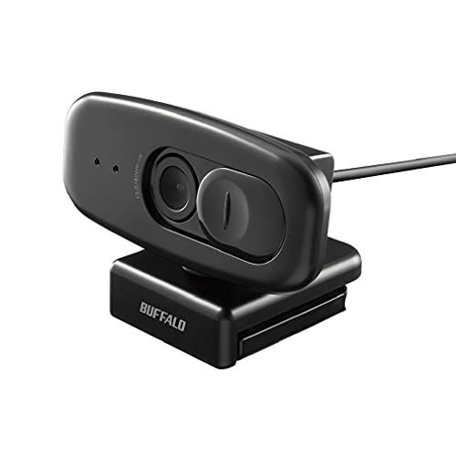 バッファロー WEBカメラ 1080P フルHD 30fps 200万画素 視野角約81° Zoom/Slack/Microsoft Teamsメーカー動...