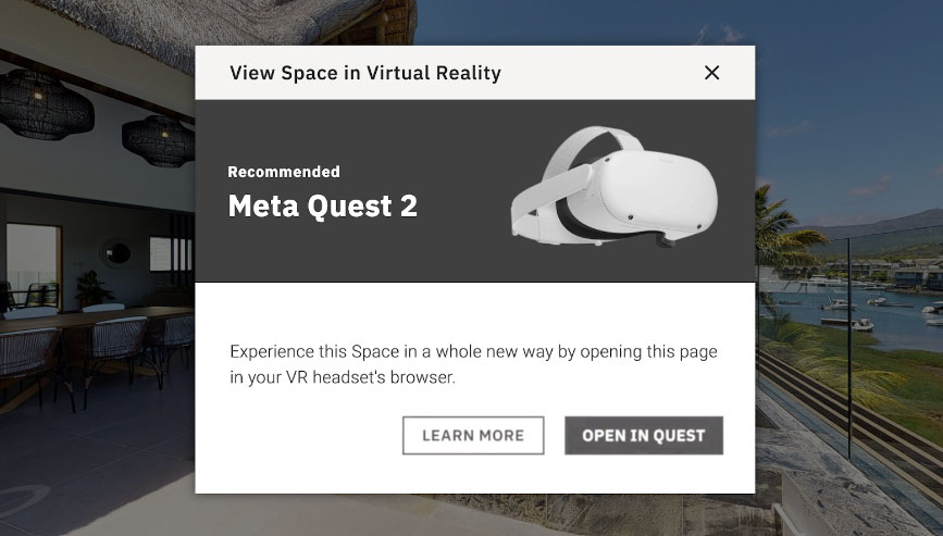 Meta为WebXR体验推出Web Lauch，快速跳转到Quest中打开网页