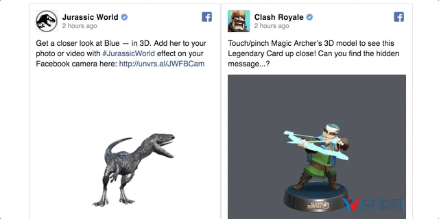 3D版JPEG，Facebook升级信息流，欲与AR、VR实现三连通