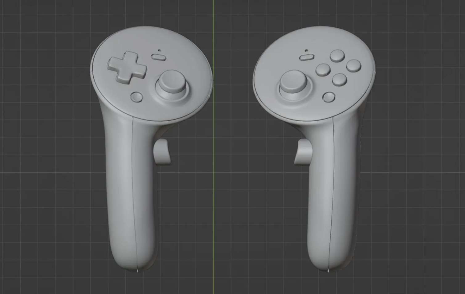 渲染图展示了Valve或在打造的Steam VR控制器“Roy”