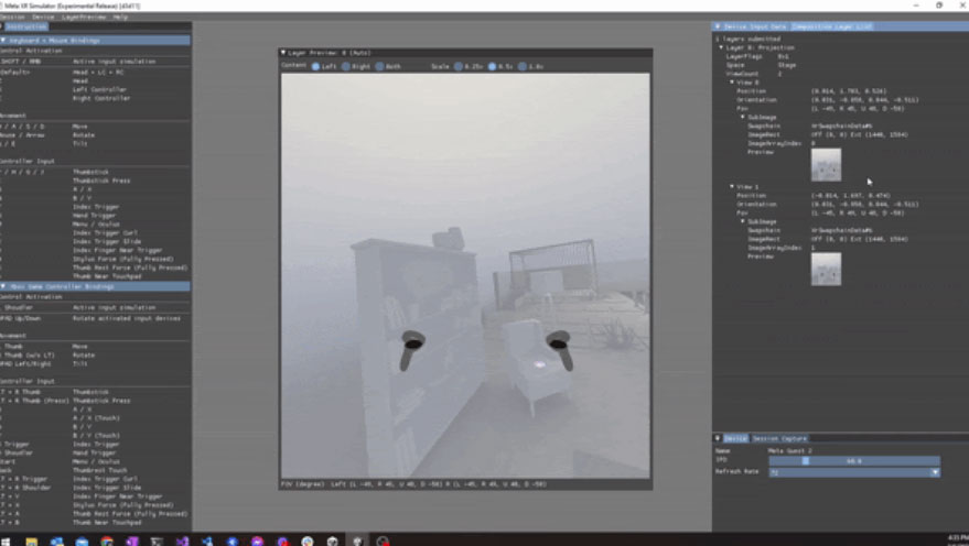 Meta发布轻量级OpenXR运行时工具Meta XR Simulator