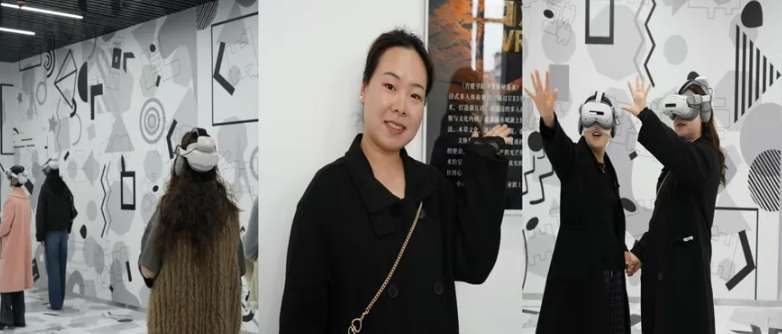 蓬溪县文广体旅局女职工用PICO头显过别样三八节