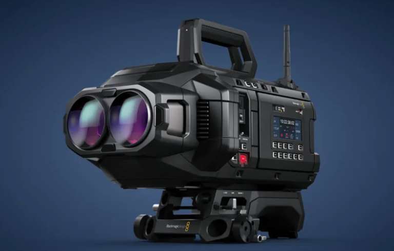 苹果+Blackmagic全新商用摄像机系统允许在Vision Pro中监控拍摄镜头
