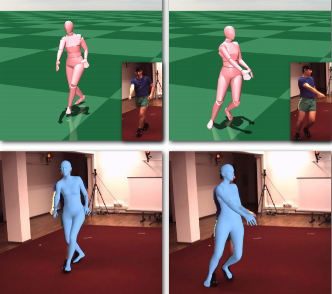 Facebook SimPoE用单目摄像头实现全新人体姿态估计精度