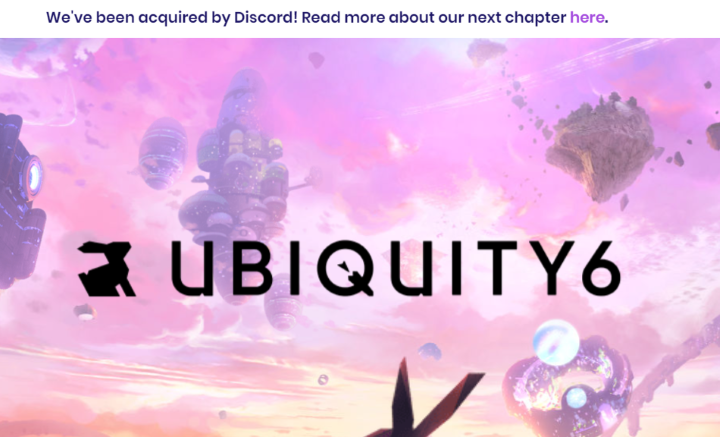 Discord收购AR初创公司Ubiquity6