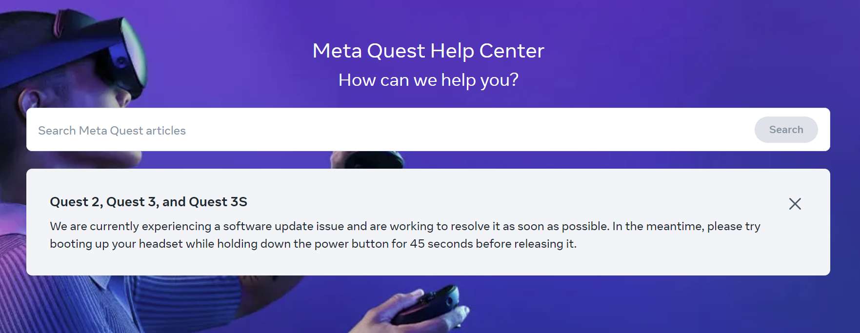 Quest升级更新导致变砖？Meta回复在努力解决