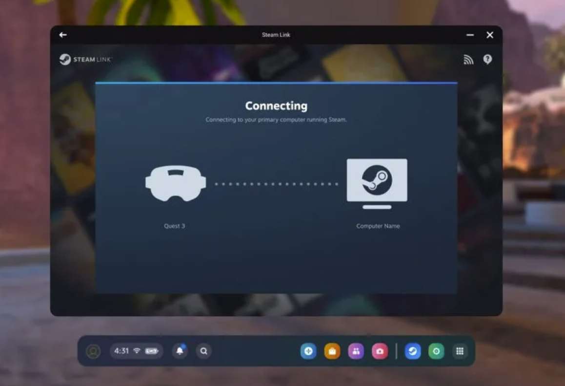 新版SteamVR为Meta Quest优化了串流工具Steam Link
