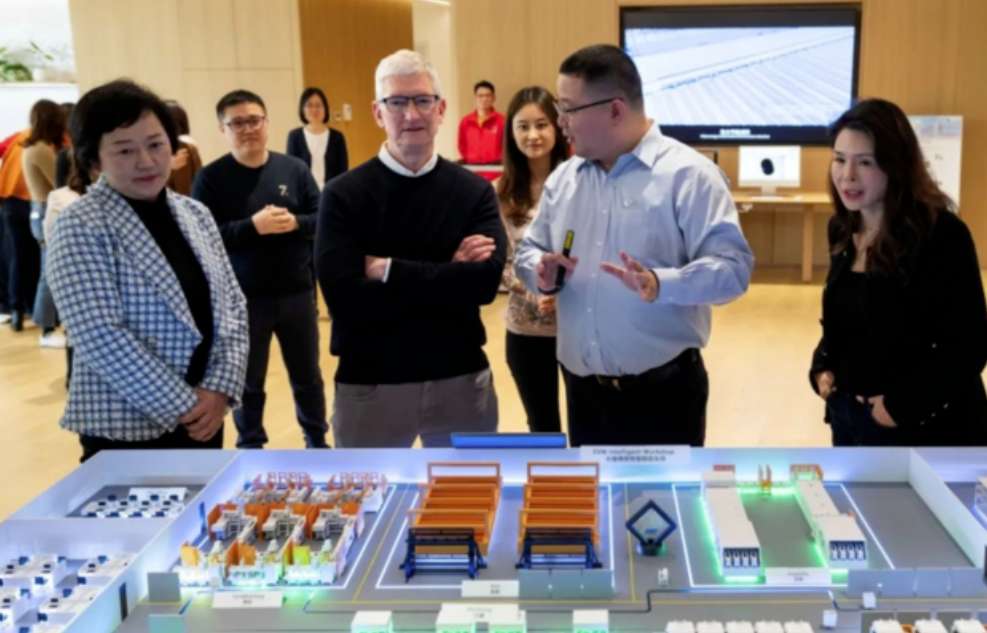 库克与Vision Pro三中国供应商交流长期合作