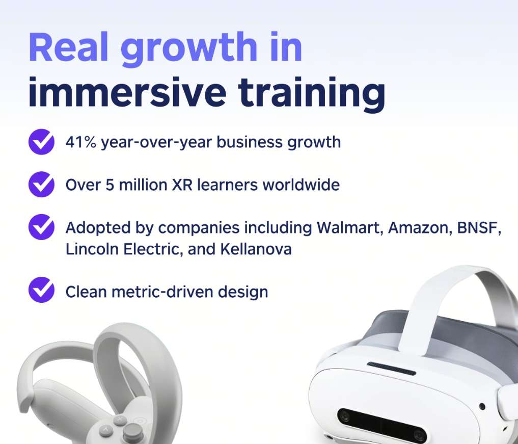 500万学员、年增41％：Roundtable Learning证明XR培训正走向规模化