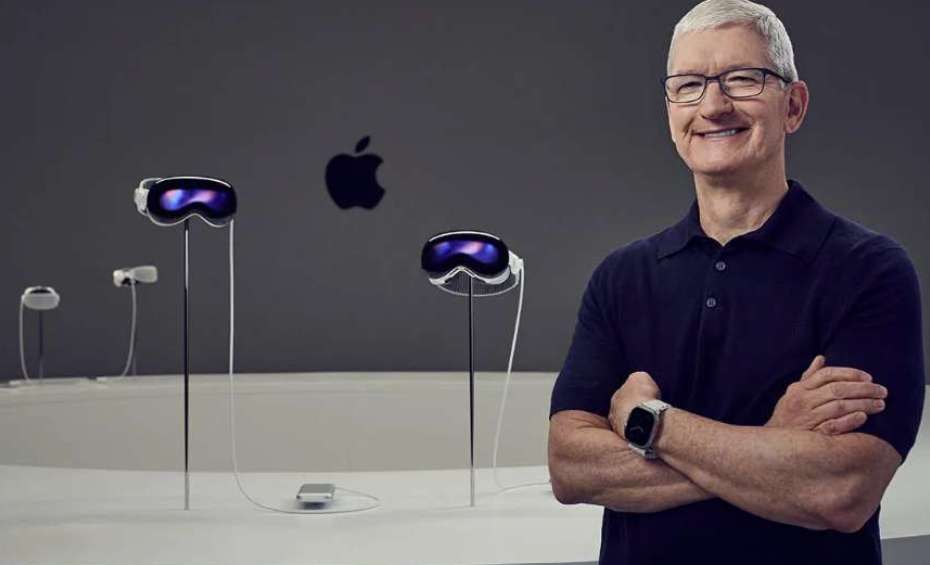 库克称测试了多款Vision Pro开发者的App，市场发售过程不会类似Apple Watch