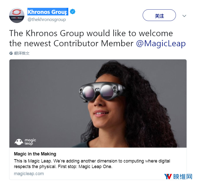 参与OpenXR标准制定，Magic Leap正式加入Khronos Group