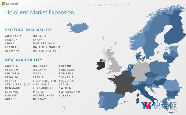 全面打开B端市场，HoloLens登陆欧洲29个国家