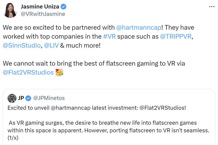 专注于VR作品移植的Flat2VR Studios已经获得资本投资