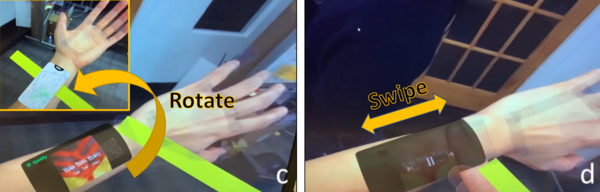 Facebook AR/VR团队研究探索基于手臂锚定的3D UI交互