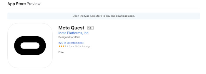 Meta移动端Oculus App正式改名为Meta Quest