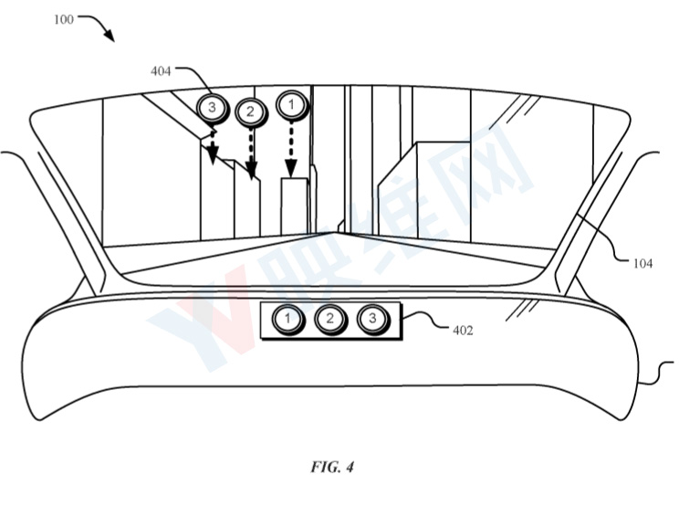 苹果新申请一份的『汽车挡风玻璃』AR专利