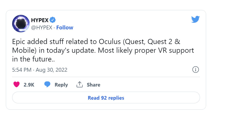 《堡垒之夜》最新更新添加了Quest、Quest 2相关内容
