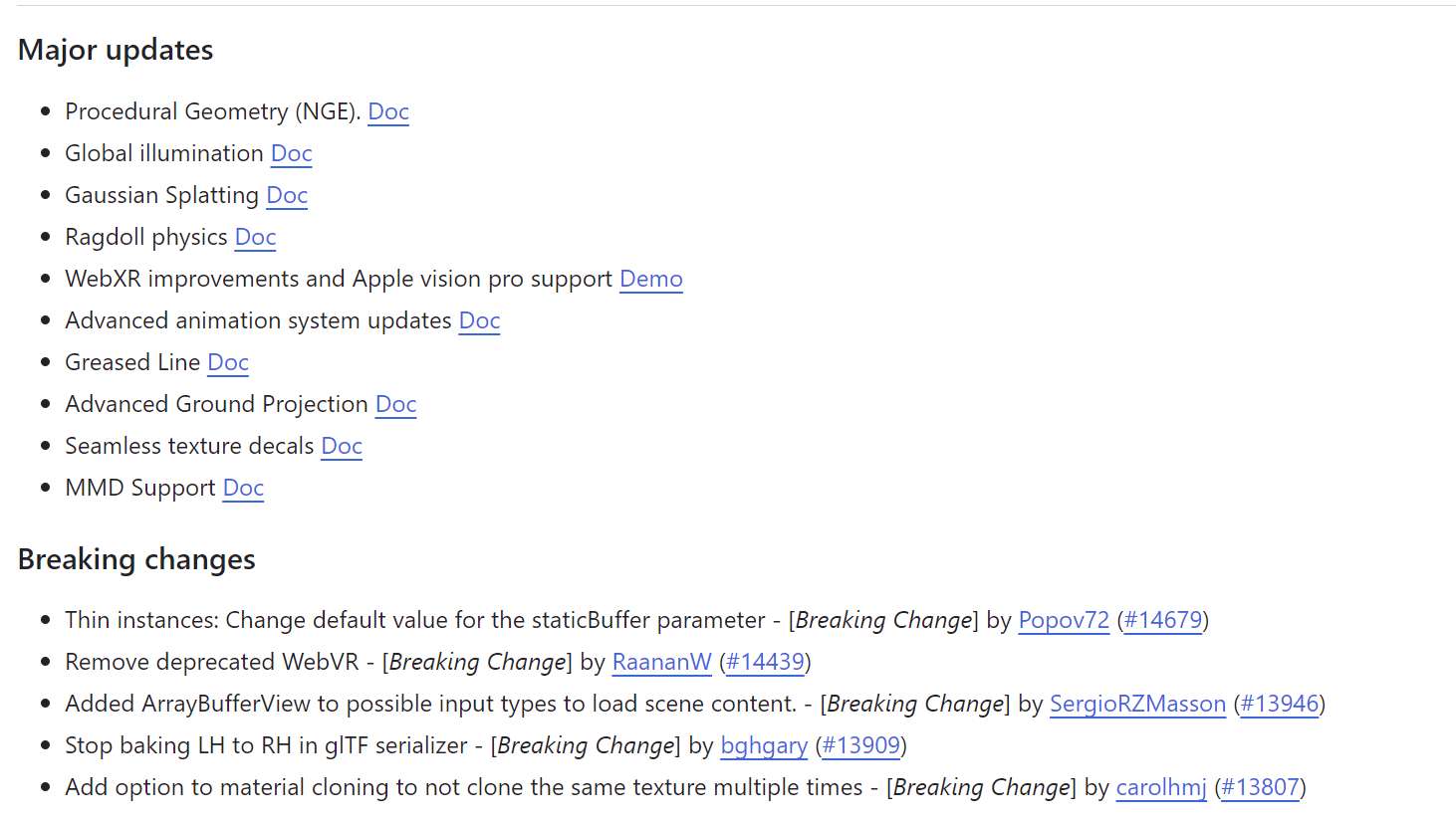 微软发布Babylon.js 7.0，优化WebXR，新增Vision Pro支持