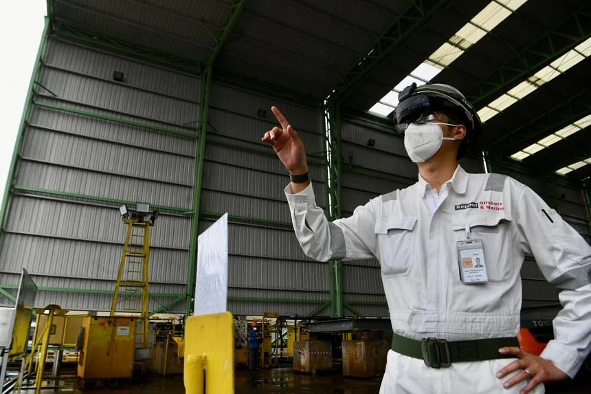 新加坡海工巨头吉宝用HoloLens应对新冠疫情困扰，并提高造船厂工程作业效率