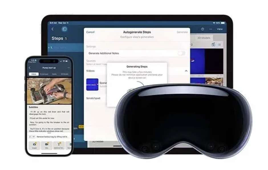 Taqtile AR/MR工具Manifest Maker登陆Vision Pro