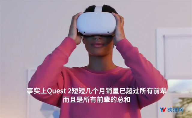 Facebook：Quest 2销量超过历代Oculus VR头显总和
