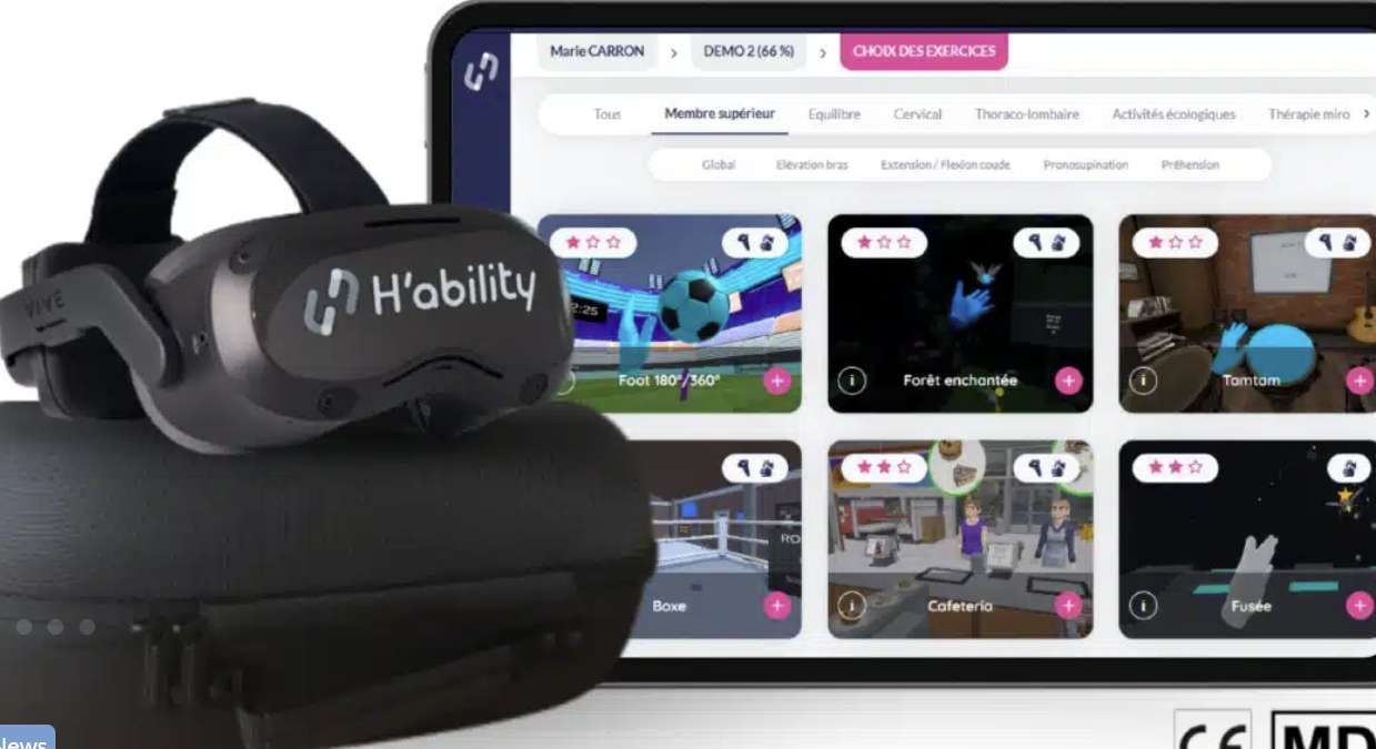 H’ability获120万欧元融资，用VR游戏化康复方案助力中风患者居家训练