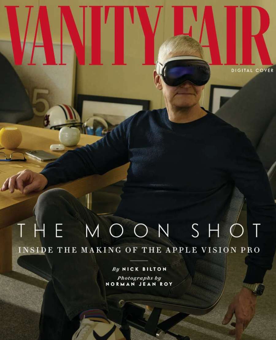 彭博社：库克亲督AR眼镜研发，并推进低价版和专业版Apple Vision头显