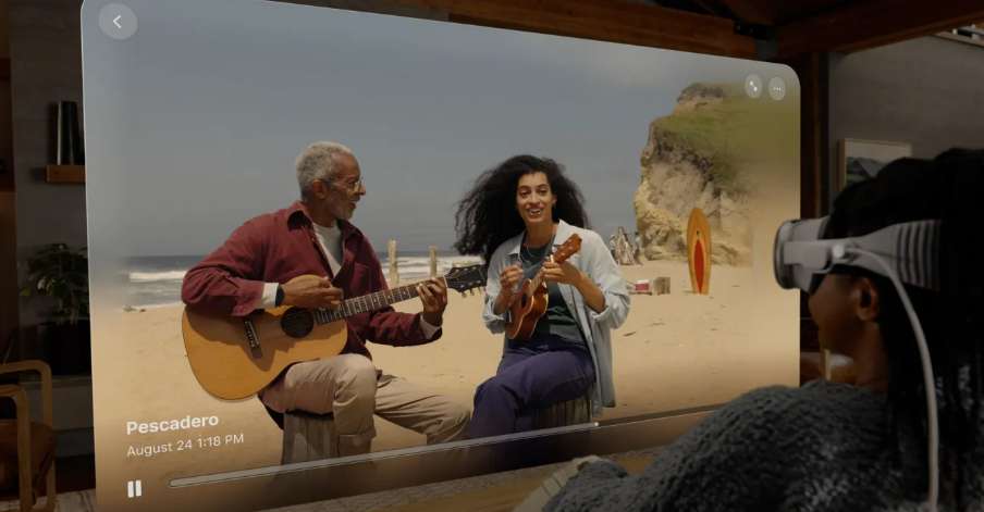 苹果或允许线下门店客户自己上传空间视频到Vision Pro中体验