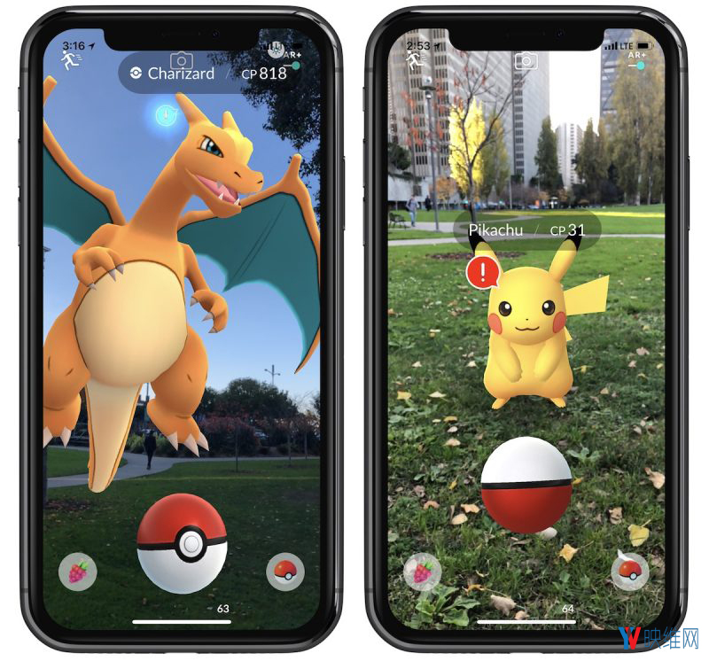 《Pokemon Go》推新AR功能，致iOS用户须升级iOS11才能玩