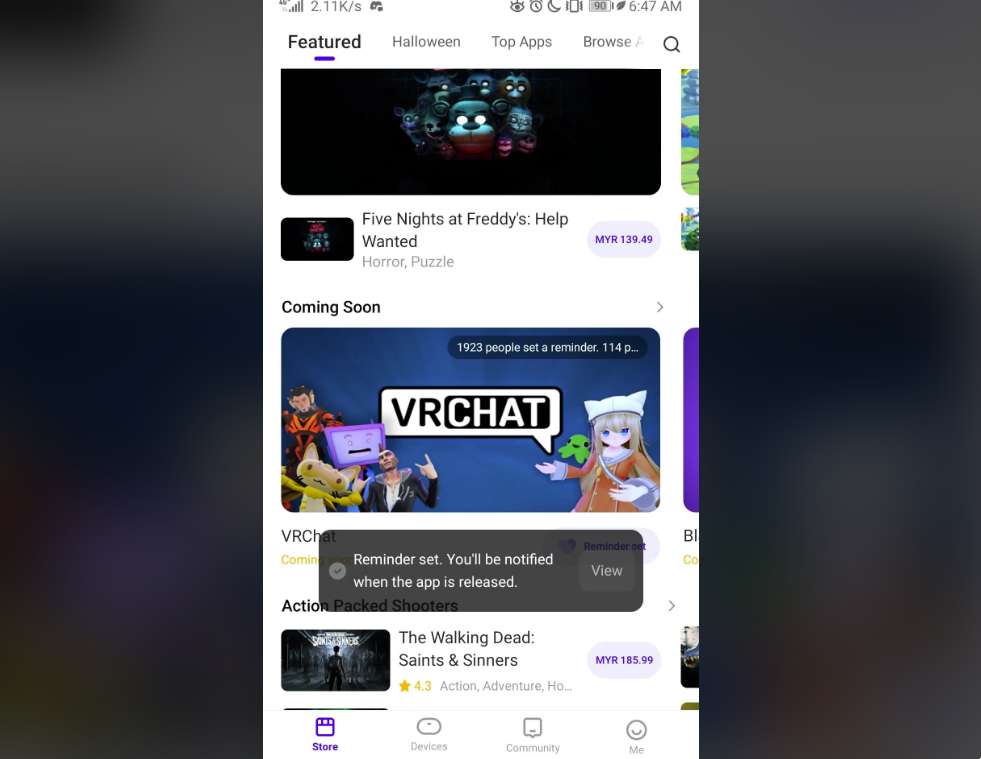 VRChat即将登陆PICO Store