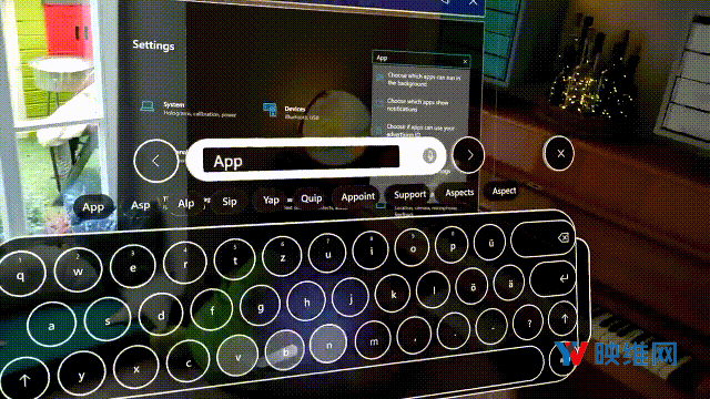 HoloLens 2内部测试版增加全新输入法：滑行输入